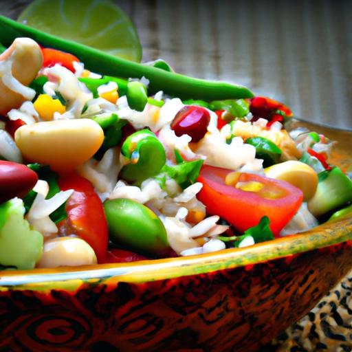 pinto bean and rice salad