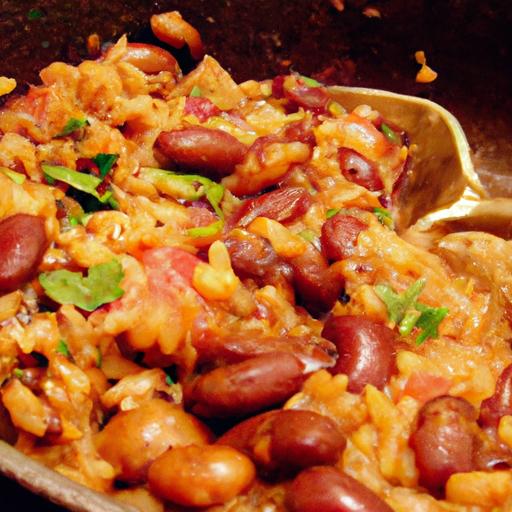 pinto bean and rice skillet