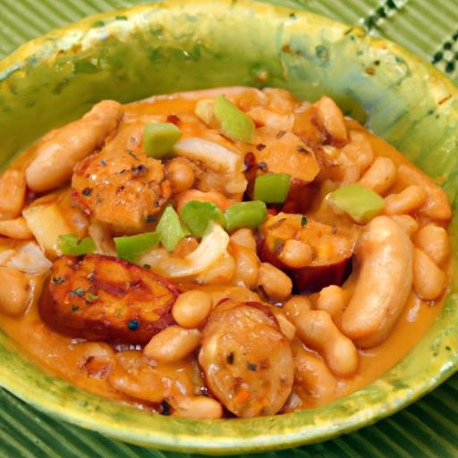 pinto bean and sausage casserole