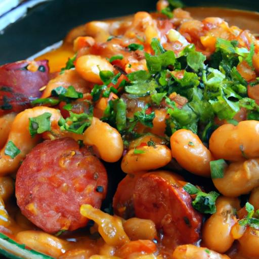 pinto bean and sausage skillet