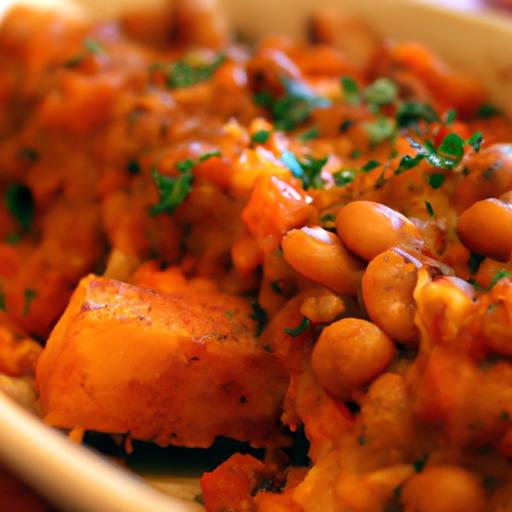 pinto bean and sweet potato casserole