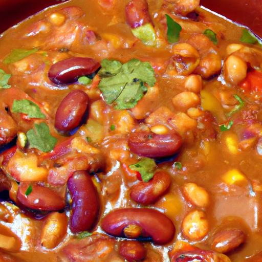 pinto bean and vegetable chili