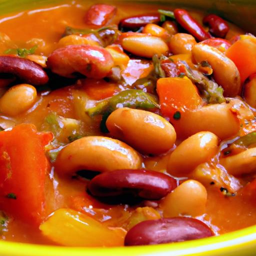 pinto bean and vegetable stew