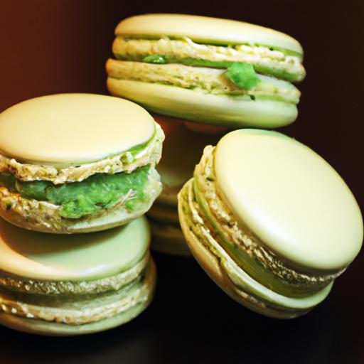 pistachio macarons