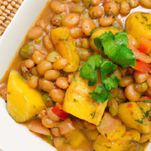 plantain and bean stew