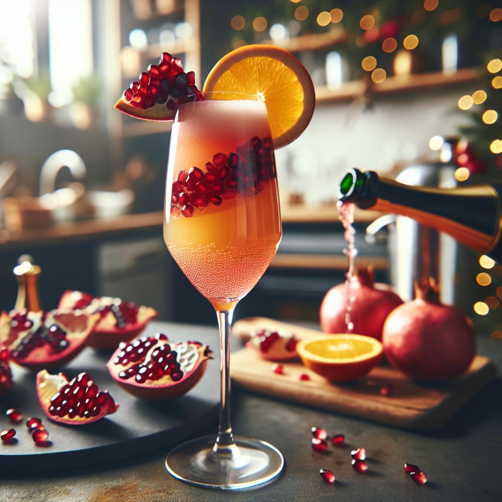 pomegranate mimosa