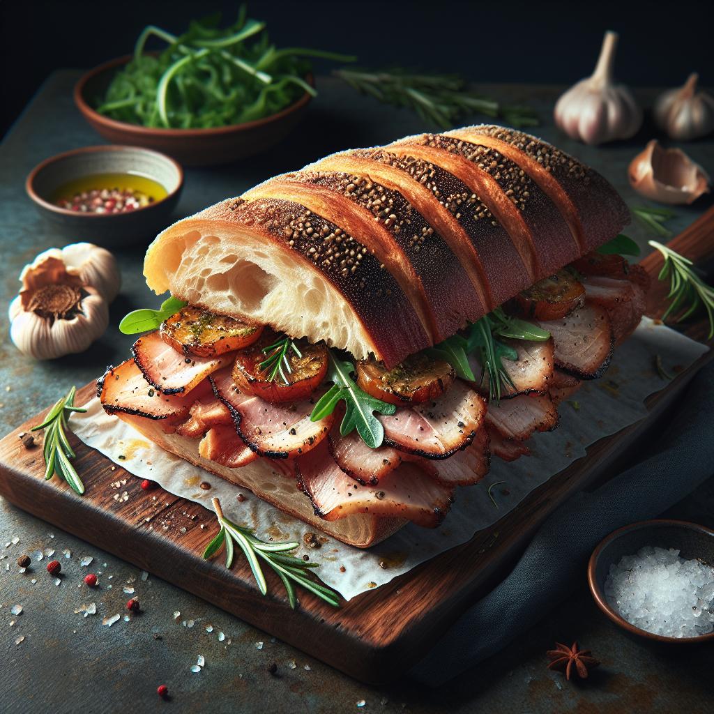 porchetta sandwich