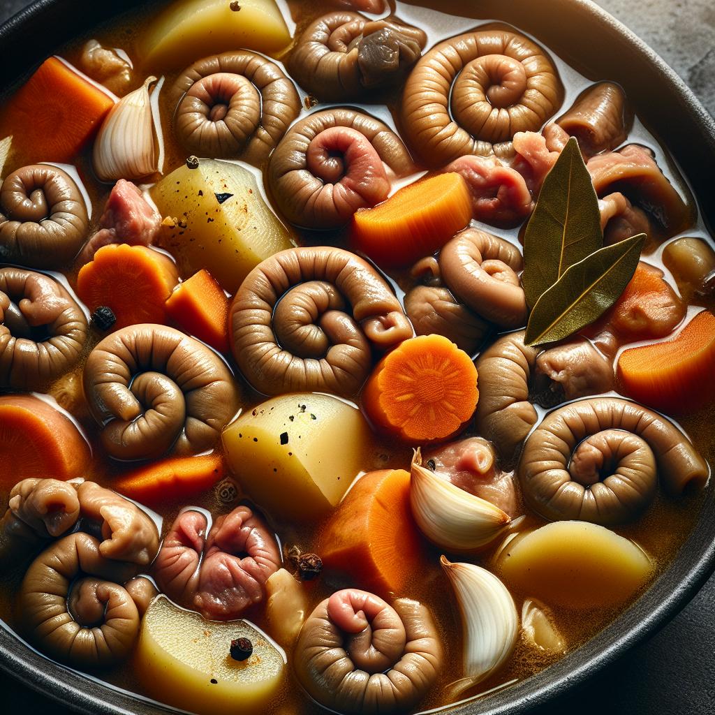 pork intestine stew