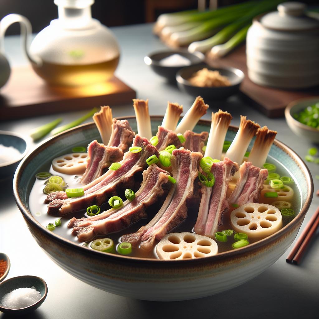 Pork Ribs Soup with Lotus Root