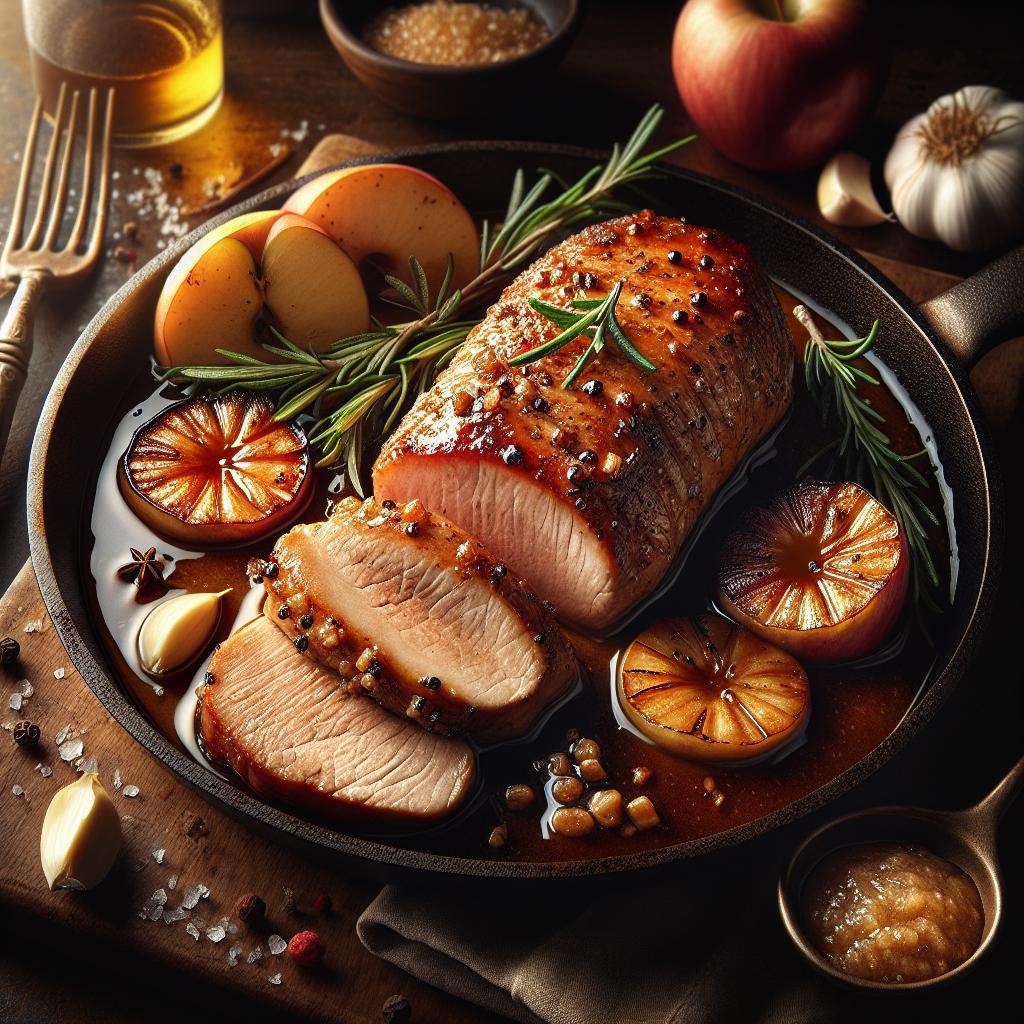 pork tenderloin with apple cider glaze