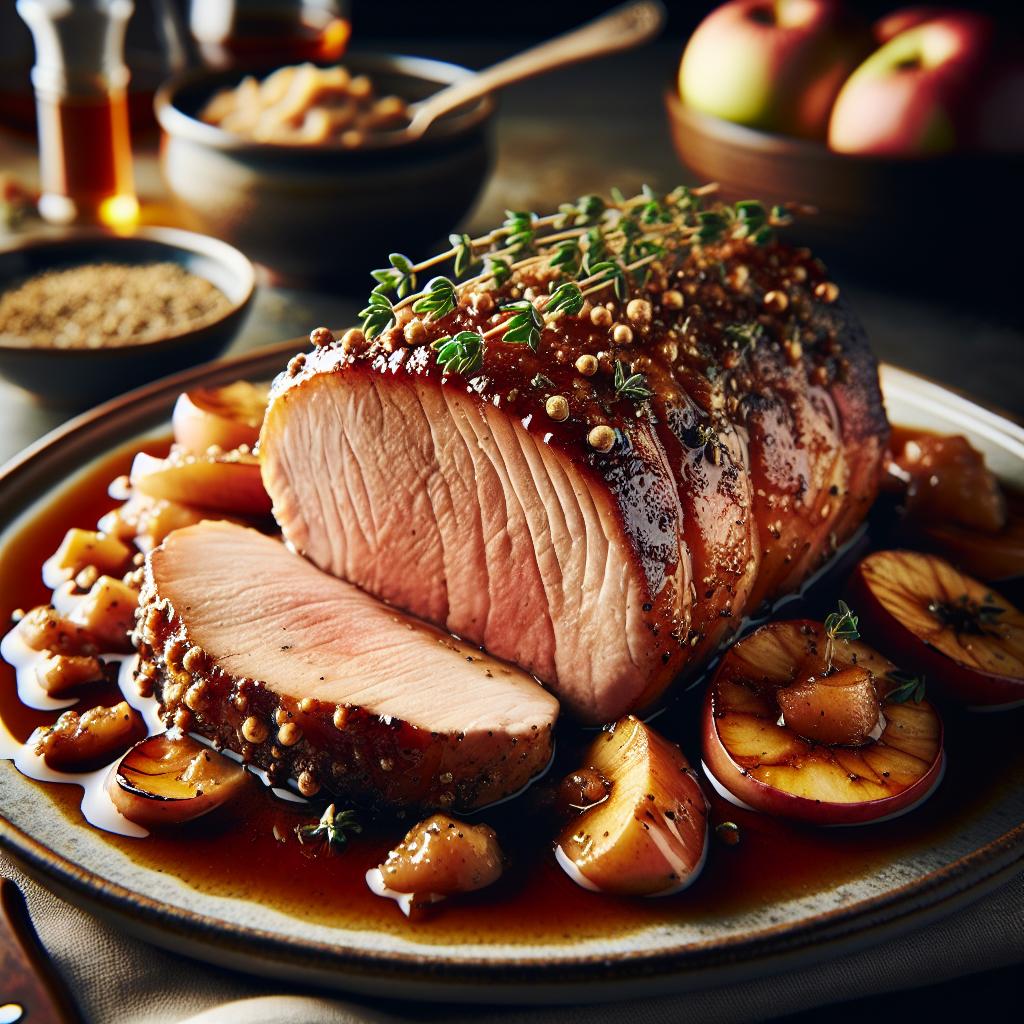 Pork Tenderloin with Apple Glaze