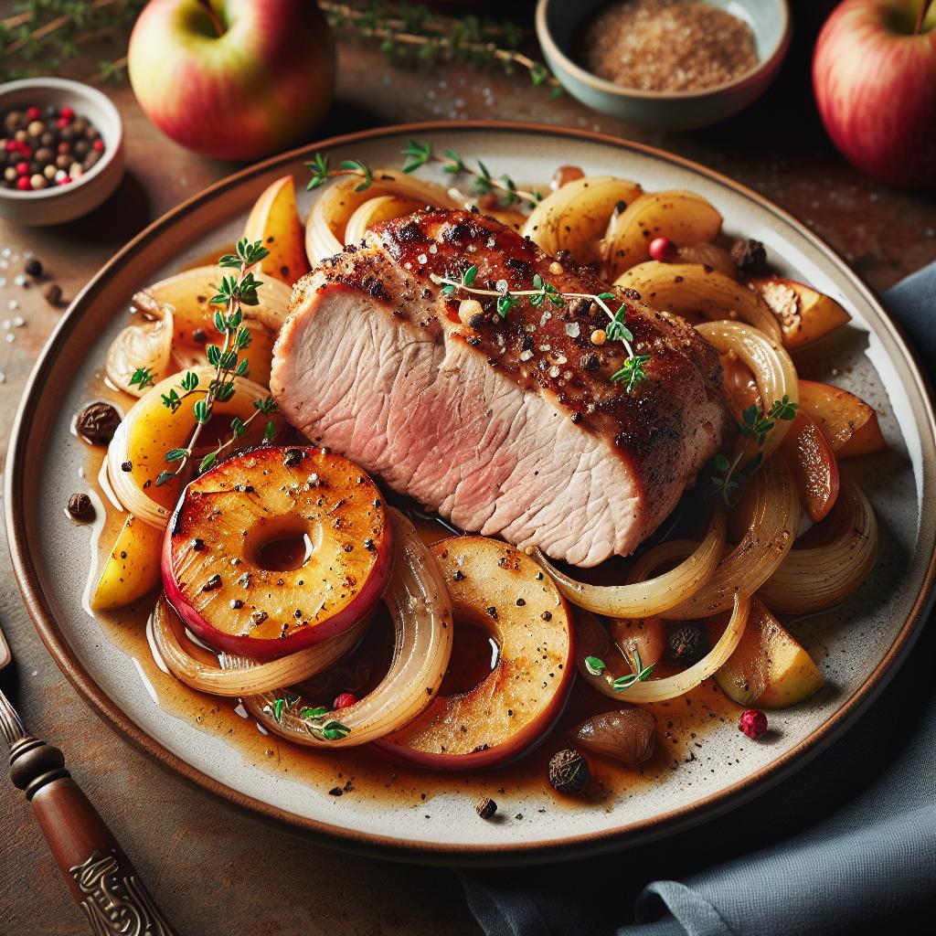 pork tenderloin with apples