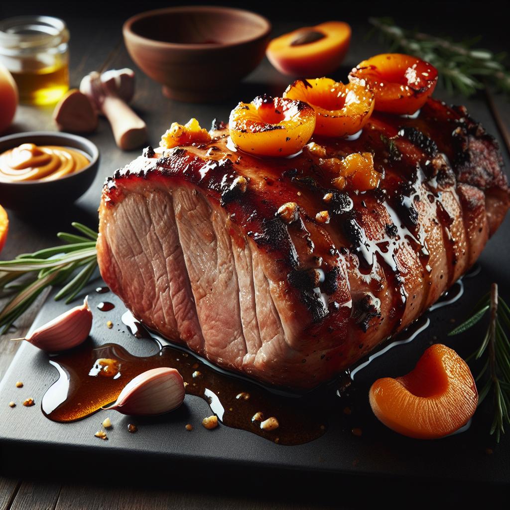 pork tenderloin with apricot glaze