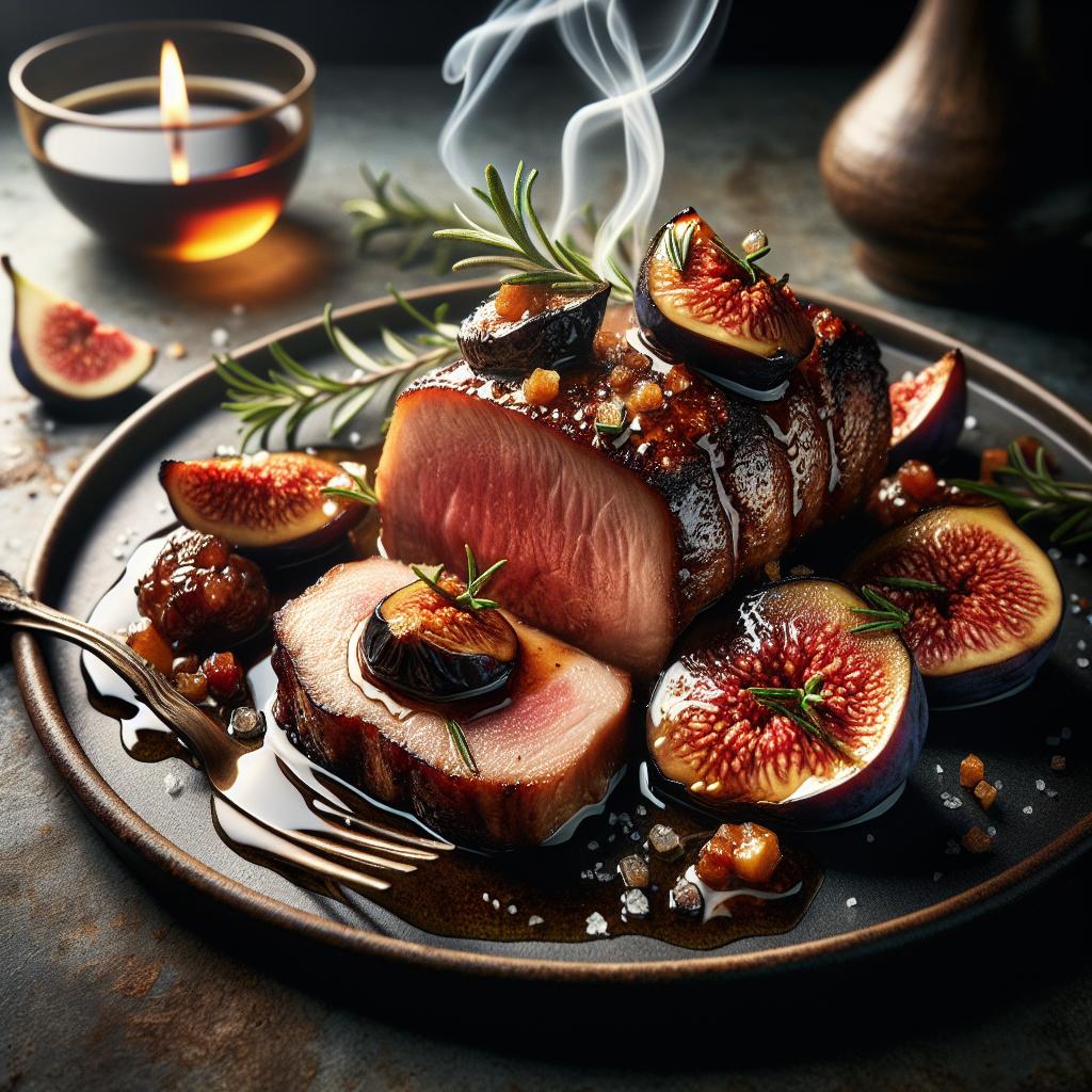 pork tenderloin with fig compote