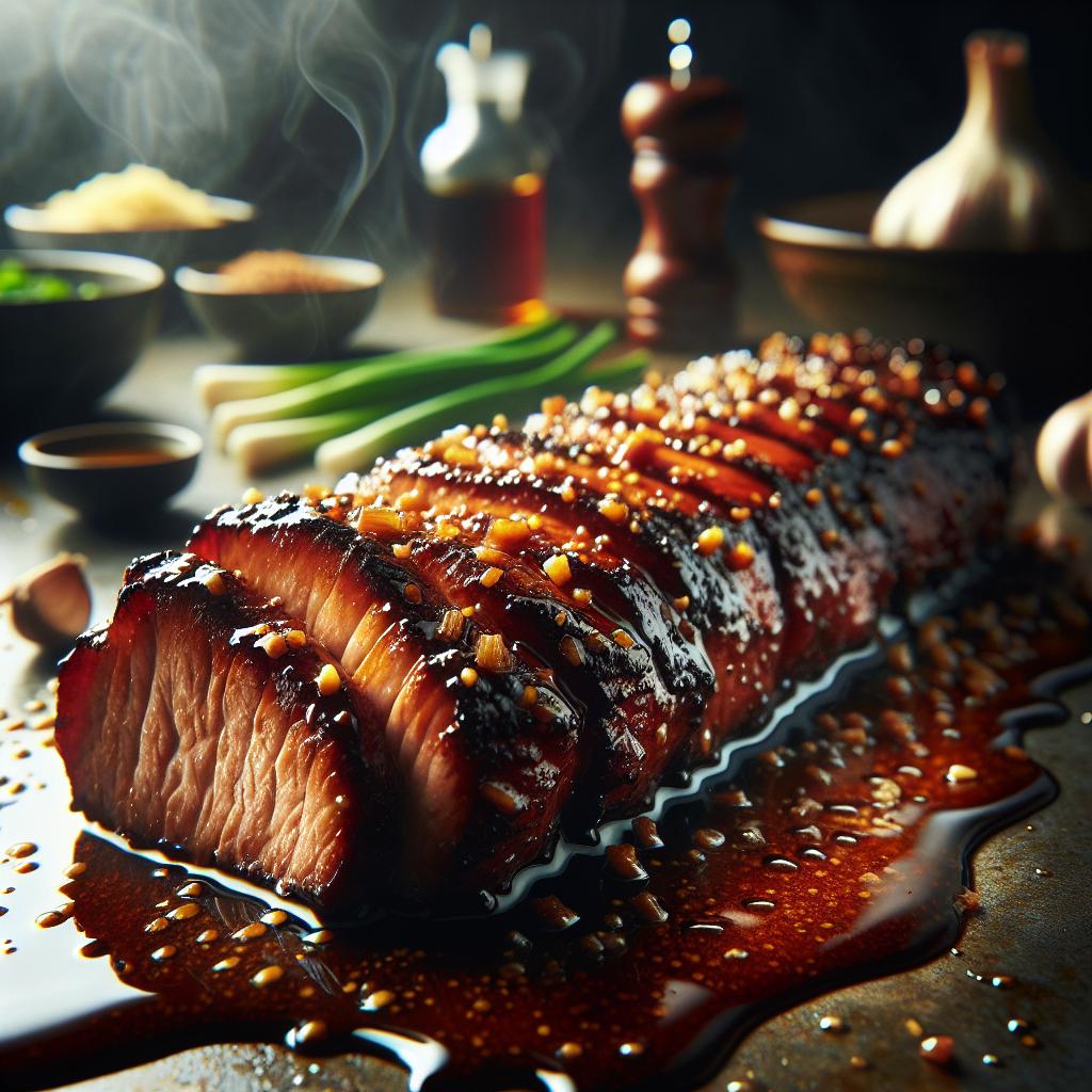 pork tenderloin with hoisin sauce