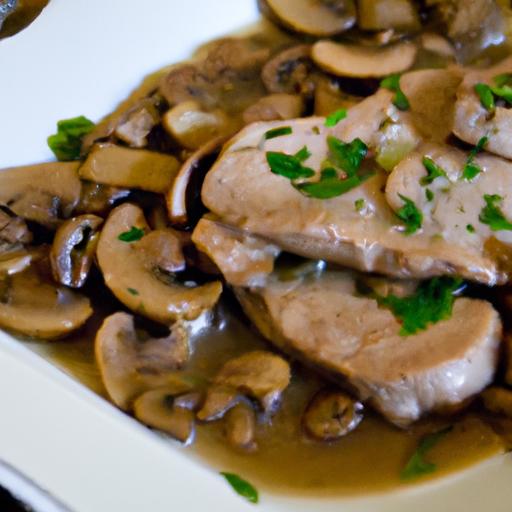 pork tenderloin with mushroom sauce