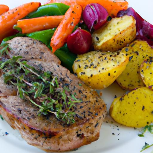 pork tenderloin with roasted vegetables