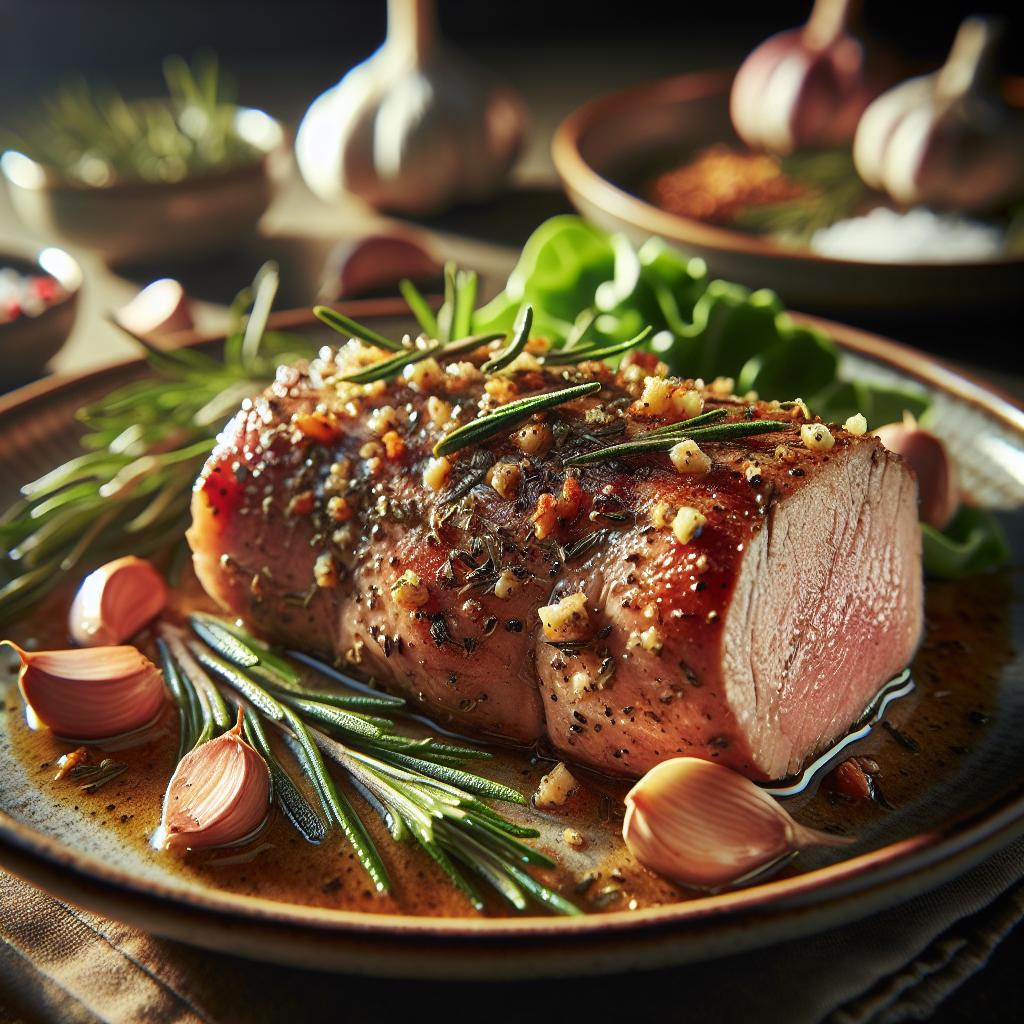 pork tenderloin with rosemary and garlic