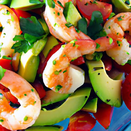 prawn and avocado salad