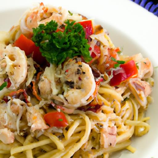 Prawn and Crab Linguine