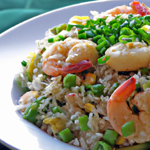 prawn fried rice with basmati rice