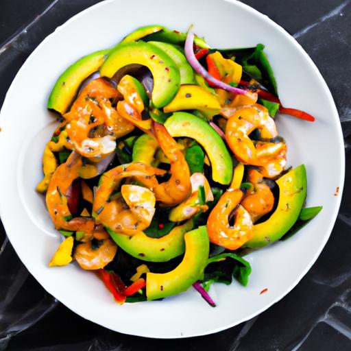 Prawn Mango and Avocado Salad