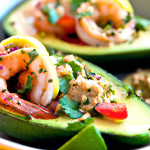 prawn stuffed avocado