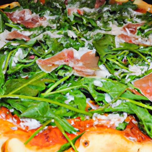 Prosciutto and Arugula Pizza