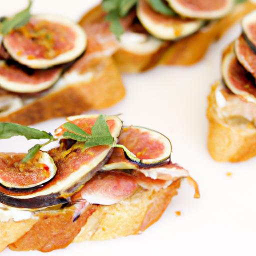 Prosciutto and Fig Crostini