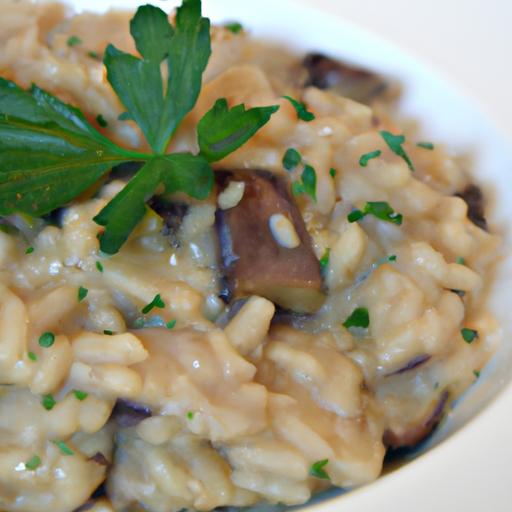 Prosciutto and Mushroom Risotto