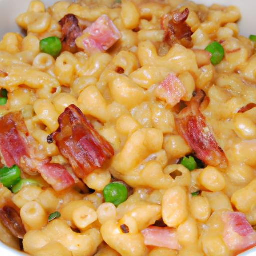 Prosciutto and Pea Mac and Cheese