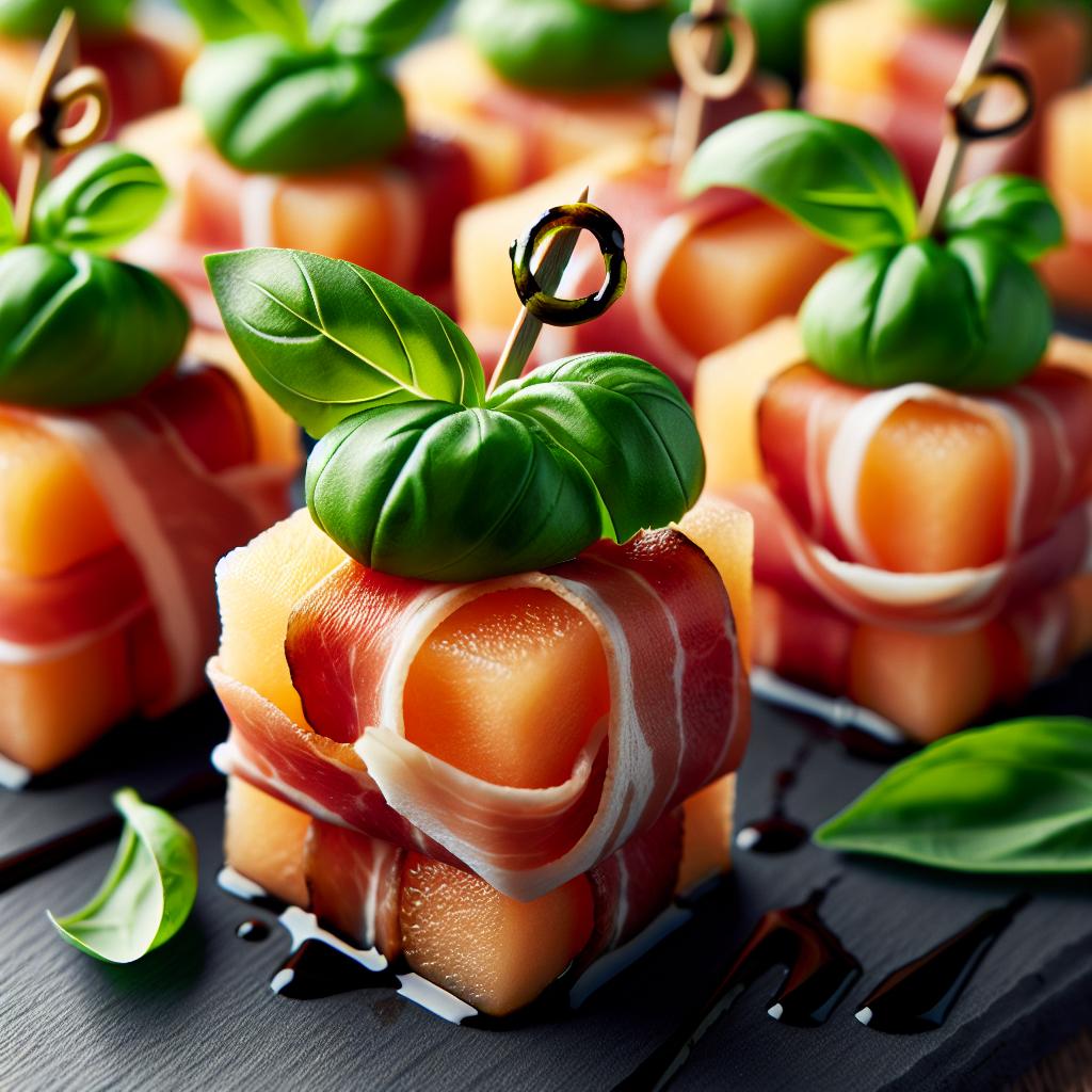 prosciutto wrapped melon