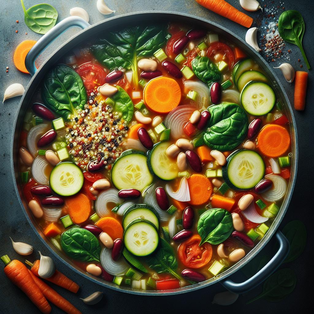 protein packed minestrone soup