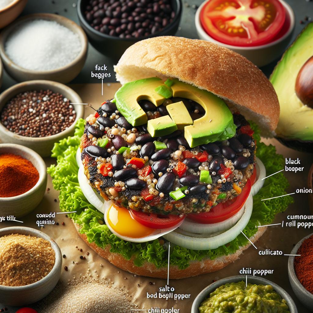 Protein Packed Veggie Burger