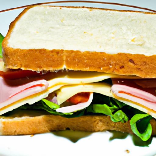 Provolone and Ham Sandwich