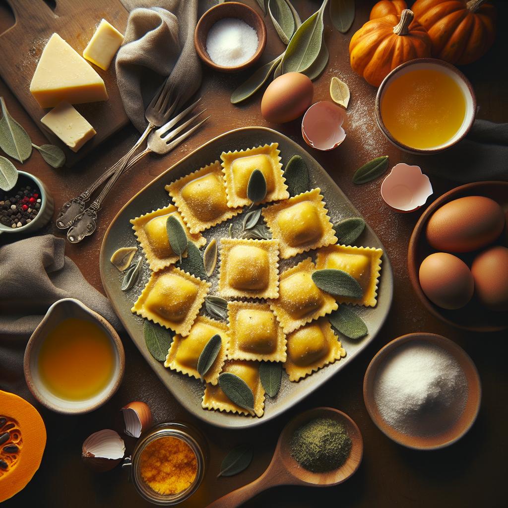 pumpkin ravioli