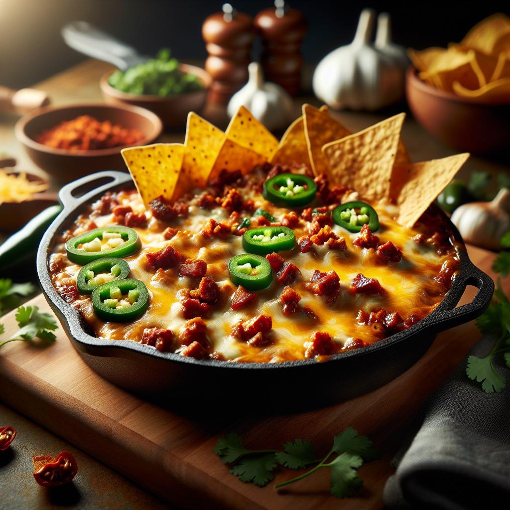 Queso Fundido Con Chorizo