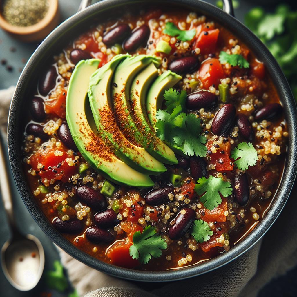 quinoa and black bean chili