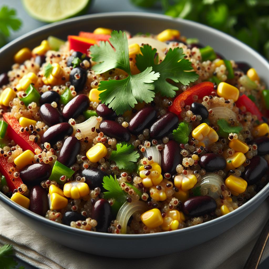 quinoa and black beans