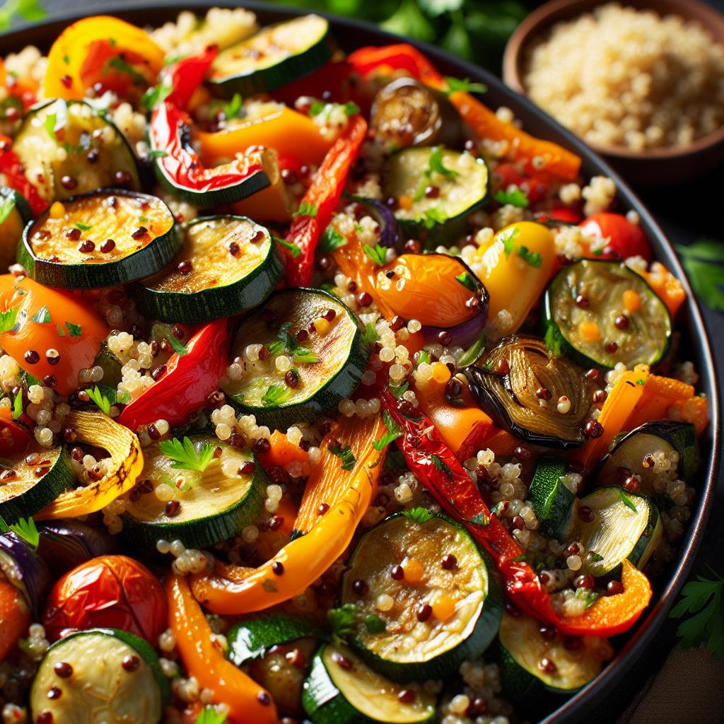 Quinoa and Roasted Vegetable Salad