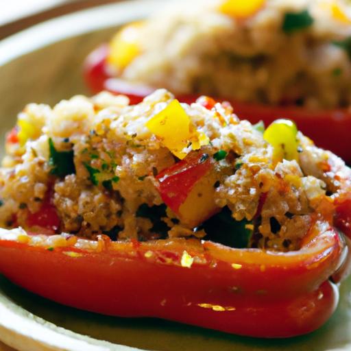 Quinoa and Veggie Stuffed Bell Peppers