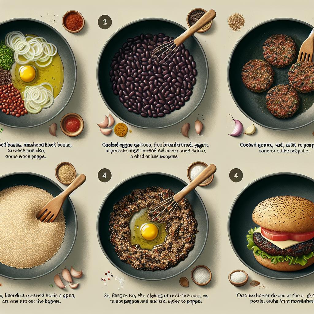 Quinoa Black Bean Burgers