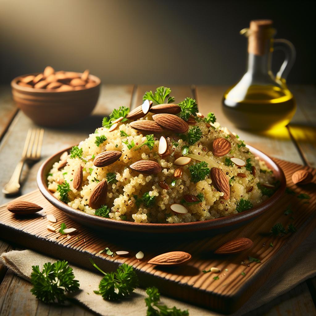 Quinoa Pilaf with Almonds