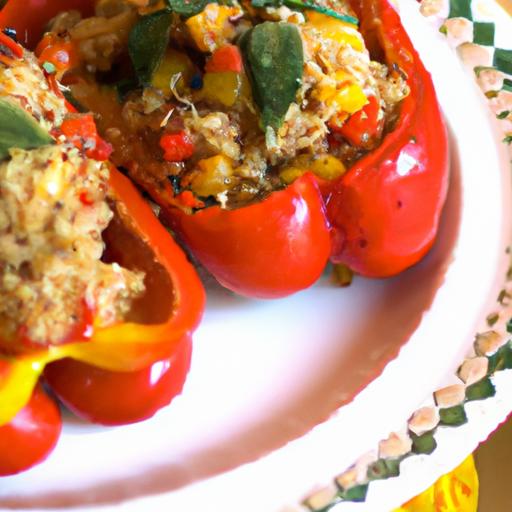 quinoa stuffed bell peppers