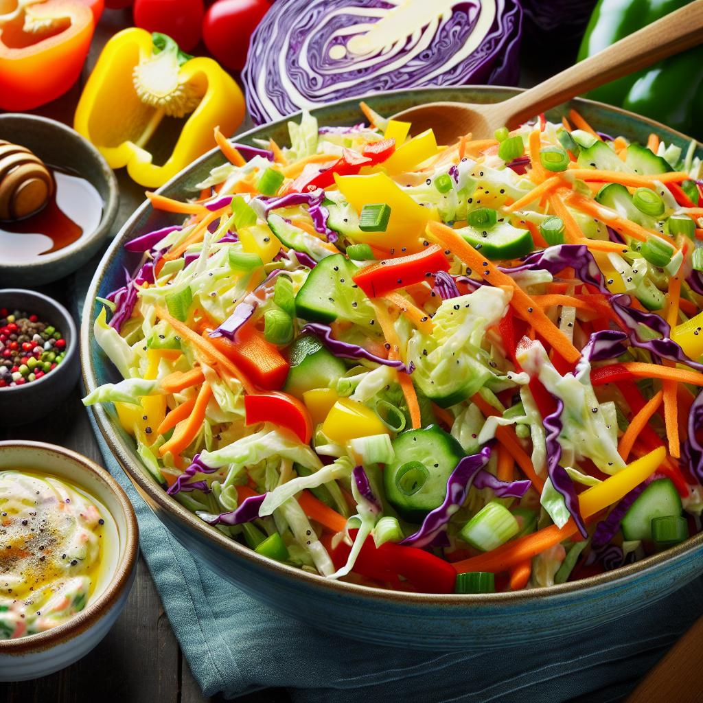 Rainbow Coleslaw