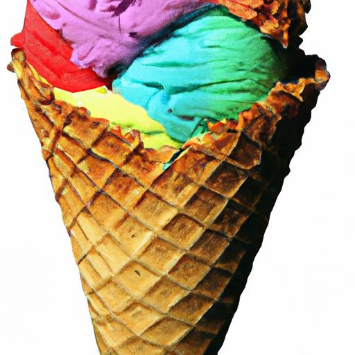 rainbow cone