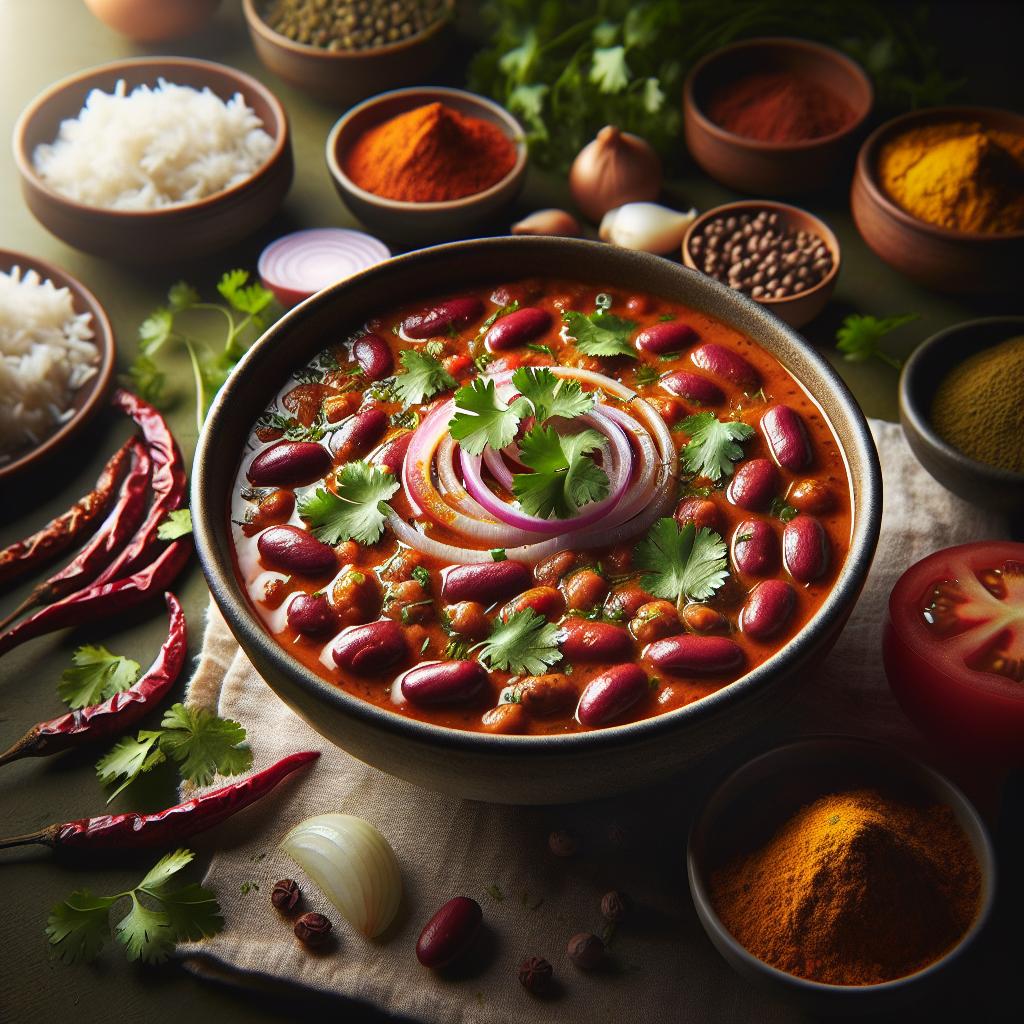 rajma (red kidney bean curry)