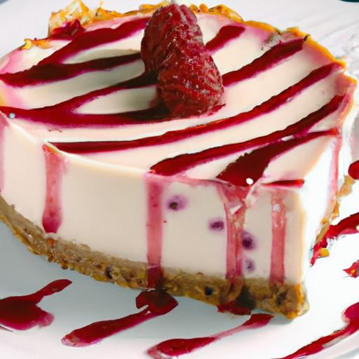 Raspberry Swirl Cheesecake