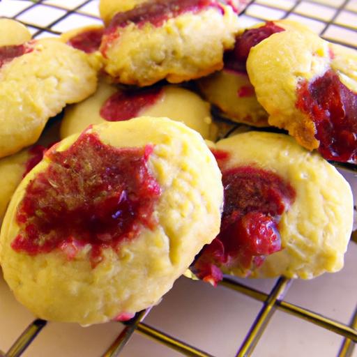 raspberry thumbprint cookies