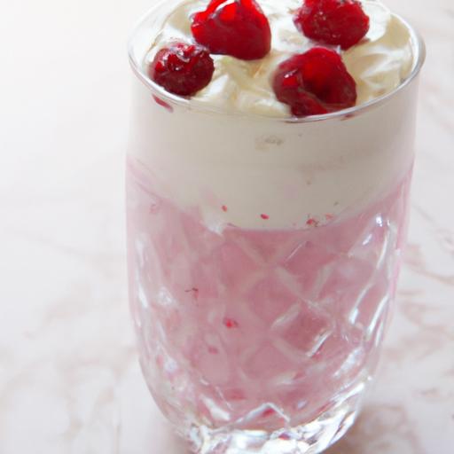 Raspberry White Chocolate Milkshake